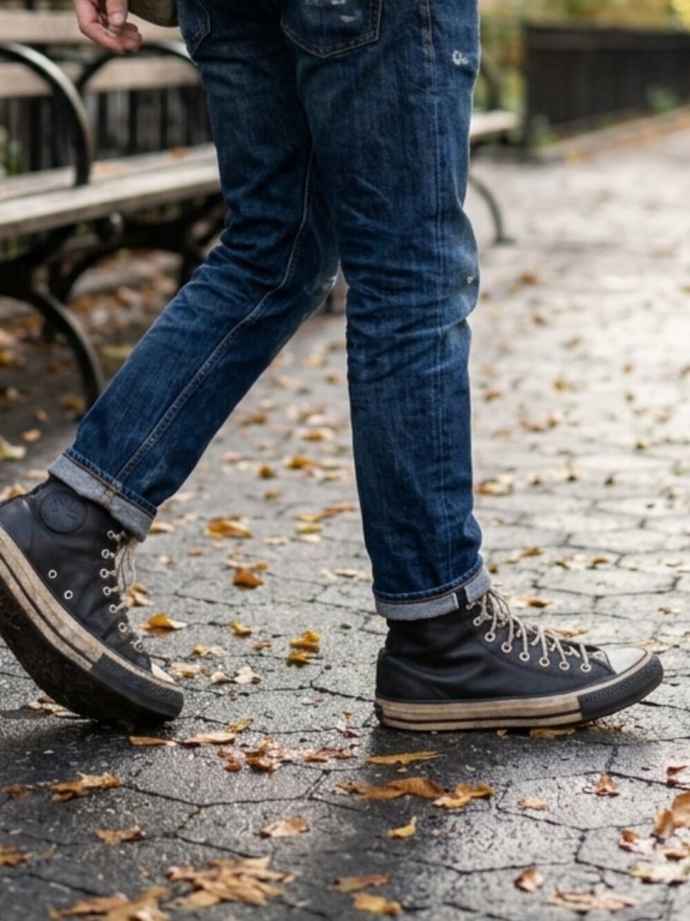 Converse Chuck Taylor All Star Winter Waterproof Black Leather High-Top Sneakers